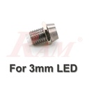 LED 3mm Metal Cover - LED Bezel Holder