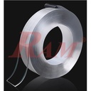 Evergreen Clear Nano Double Sided Tape 12mmx3M شريط لاصق نانو شفاف دبل فيس ماركة ايفرجرين