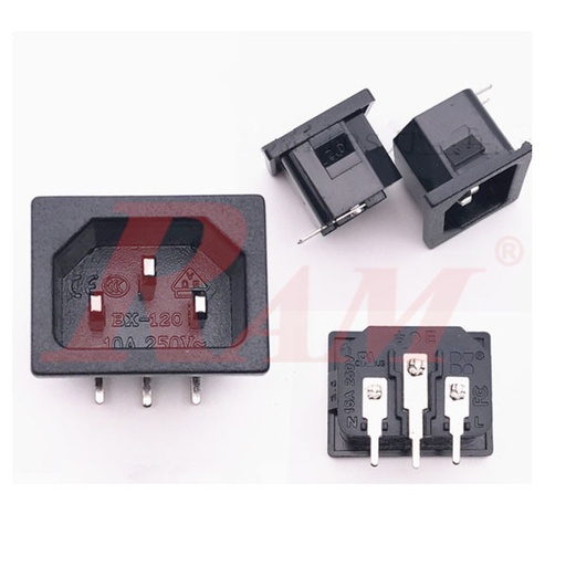[AC.SOCKET.PCB] AC Power Connector on PCB