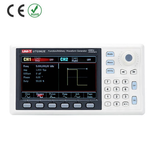 [AVO.UTG962E.UNIT] UTG962E UNI-T Mini Function/Arbitrary Waveform Generator 60MHz جهاز مولد اشارة ميني تردد 60 ميجاهرتز