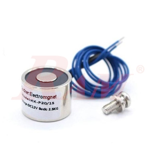 [MG.ELECTRIC.5VDC.2.5KG] Electrical Magnet 5Vdc - Lifting Magnet 2.5Kg Holding