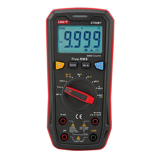 [AVO.UT60BT.UNIT] UT60BT Auto Digital Multimeter افوميتر اوتوماتيك قياس كهرباء مقومات مكثفات متعدد رقمي مع اتصال بلوتوث موبايل