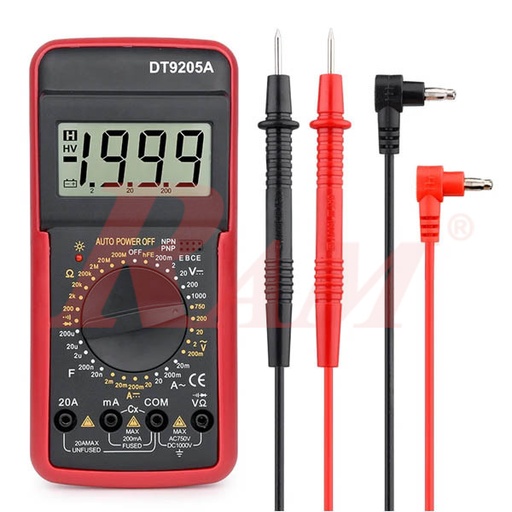 [AVO.DT9205A.HOPSON] DT9205A Digital Multimeter Basic Model MT-1000