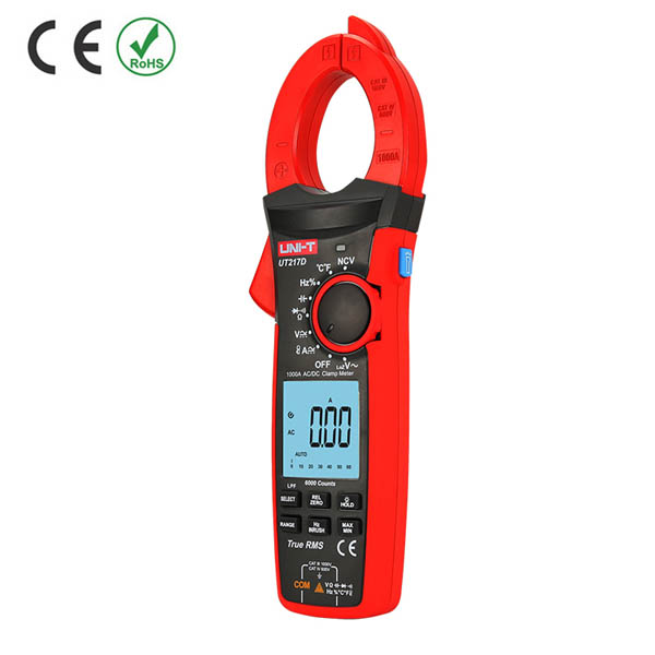 UT208B True RMS Digital Clamp Meter 1000A (AC/DC)