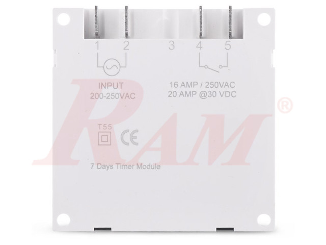 TM618/220Vac Timer Switch 16A/220Vac