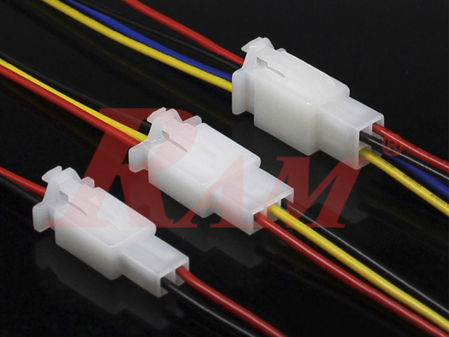 MF 4pin - 2.8mm Electrical Plug Connector Male & Female Nylon