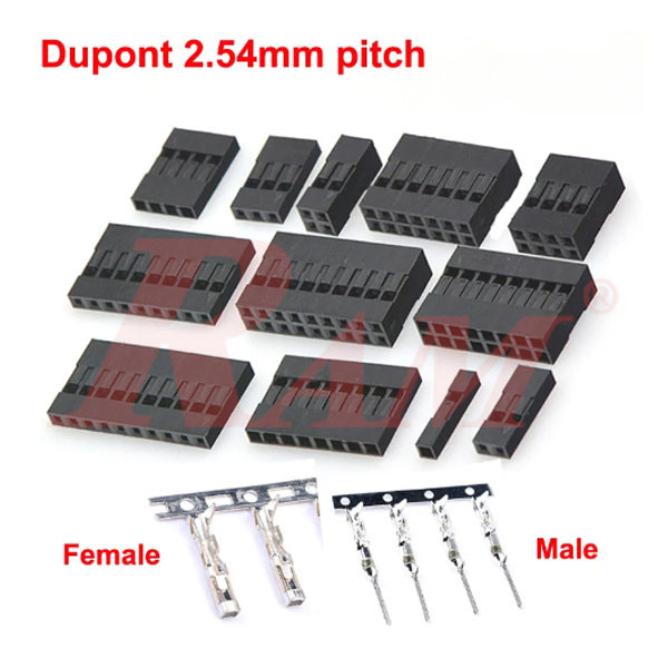 PH19 - 1x8pin 2.54mm 8 Pin Plastic Dupont Jumper Wire Cable Housing Female