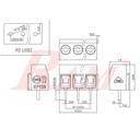 2 Pin PCB Mount Screw Terminals Block Pitch 5mm (R.3)