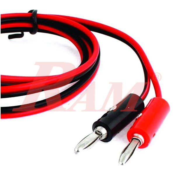 4mm Banana Plug to Crocodile Alligator Clip Test Probe (AD38/Crocodile)