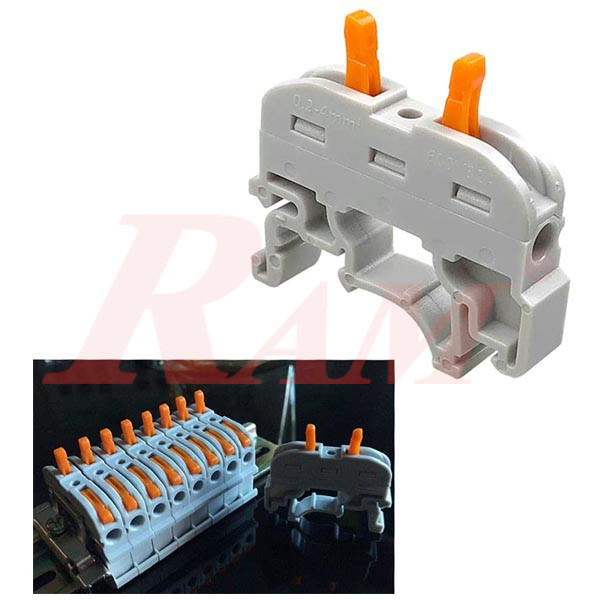 WAGO KV-121 - 1 in 1 out Din Rail Universal Compact Wire Wiring Connector