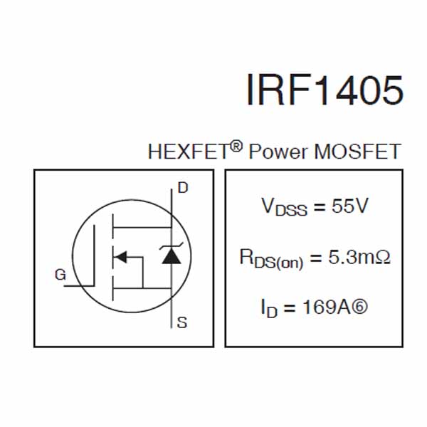 IRF1405 - HEXFET Power MOSFET