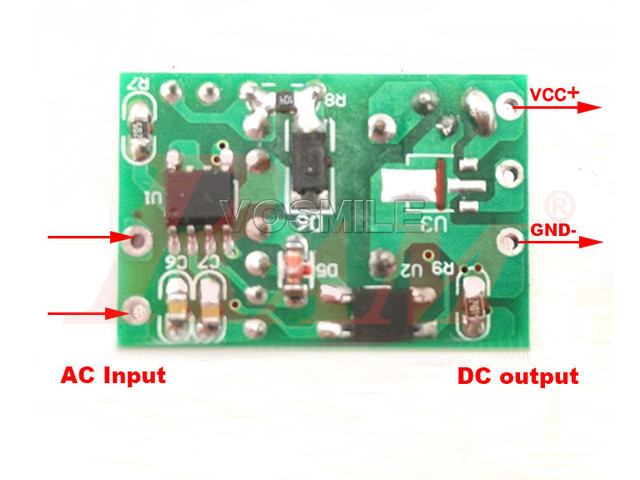 AC-DC 5V 700mA 3.5W Step Down Isolated Switching Power Supply Module