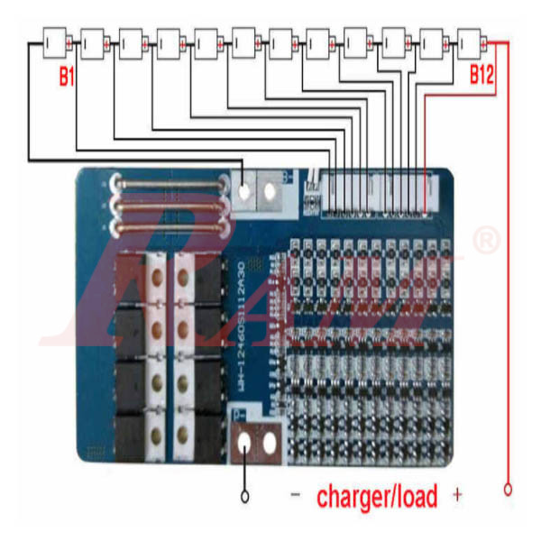 BMS 12 String 44.4V/40A