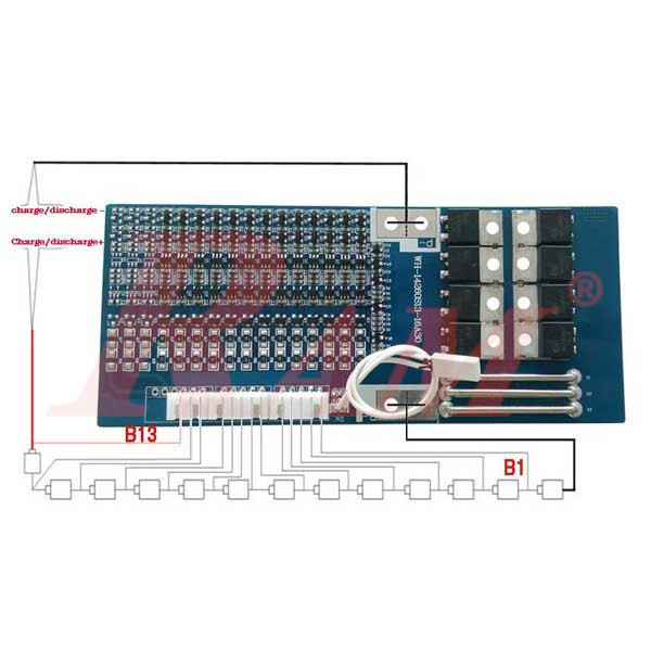 BMS 13 String 48.1V/30A