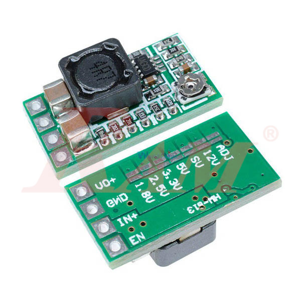DC-DC Step Down Converter Variable 3A Mini (4.5V~24Vdc to 1.8V 2.5V 3.3V 5V 9V 12Vdc) SKU#DC109