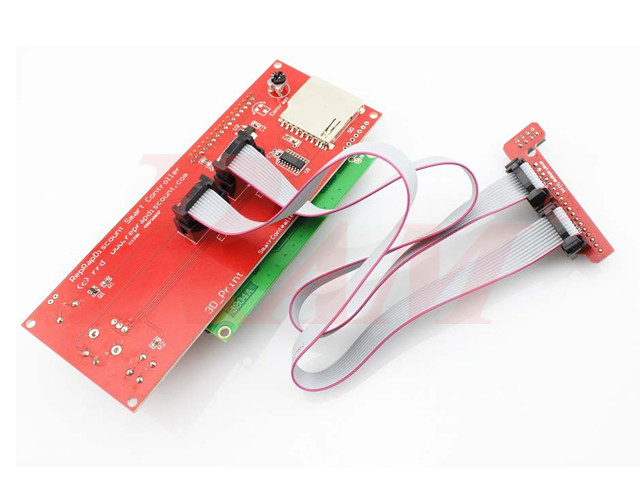 RAMPS LCD 4x20 Controller with SD Card Interface - for 3D Printers (SKU#3D1001)