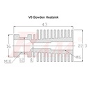 3D Printer Extruder J-head V6 HotEnd Full Kit 1.75mm /0.4mm Nozzles For RepRap (SKU#3D1009)