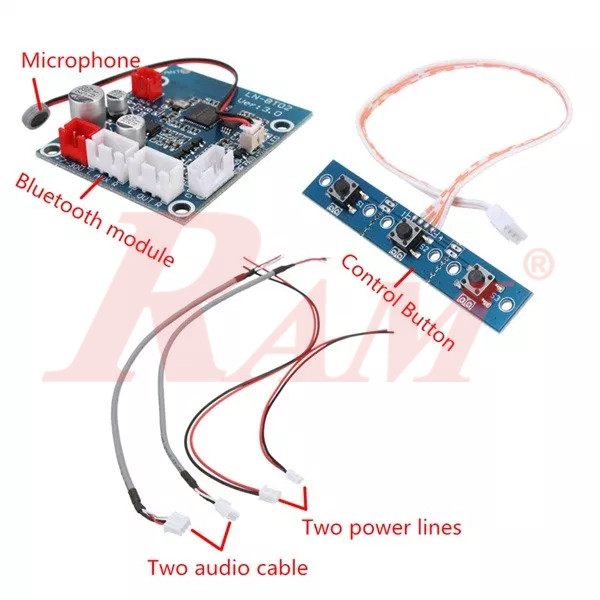 LN-BT02 Stereo Smart 4.0 Bluetooth Audio Receiver Module