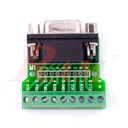 DB9 Female on PCB to Screw Terminal Blocks (SKU#DB40)