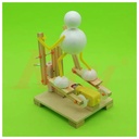 DIY Motor Powered Electric Step Elliptical Machine - Science Toy