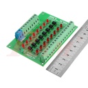 PLC Signal Level Converter 8 Channel 24V TO 5V Optocoupler Isolation Module NPN Output