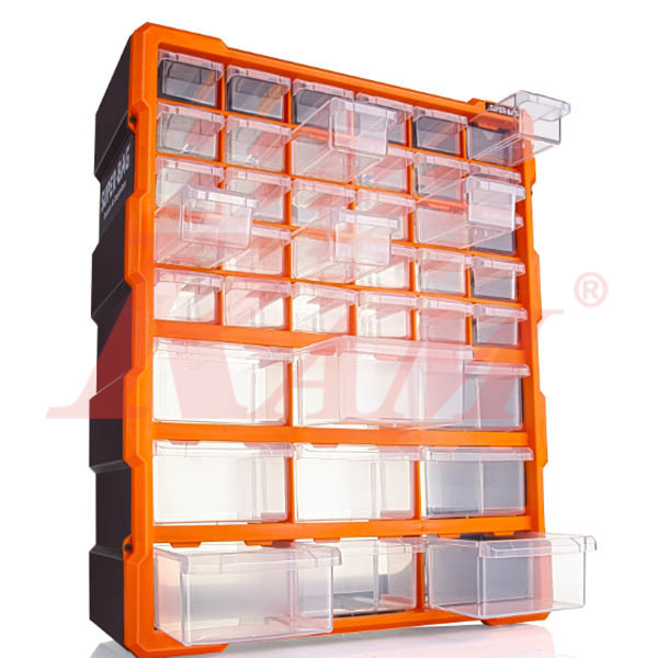 39 Clear Plastic Drawer Set
