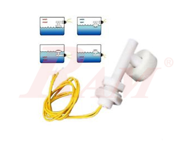 Tank Pool Water Level 90° Float Switch - Right Angle