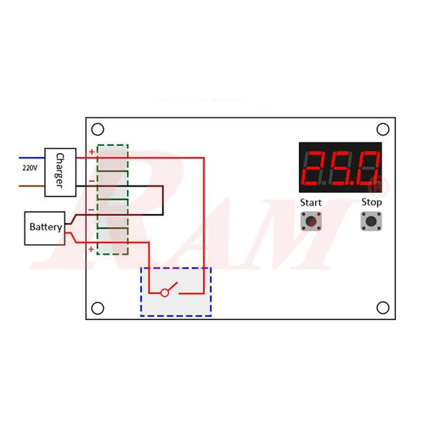XH-M603 Charging Control Module For 12/24V Battery Charging Control
