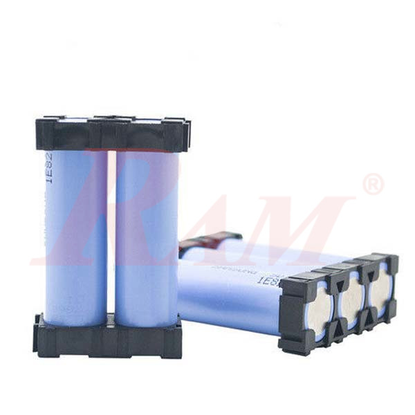 Shell 1x2 Cell Spacer Holder 18650 Lithium Battery Plastic Rack