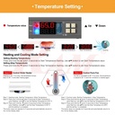 SHT2000 Thermostat Temperature Humidity Control