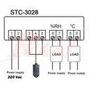 STC3028 Dual Digital Thermostat Temperature Humidity Control