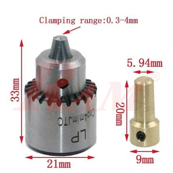 DIY JT0 Mini Electric Drill Advanced Set + 12Vdc Motor + Motor Holder