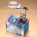 Magnifier LED With Alligators Holders & Soldering Iron Stand