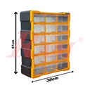 18 Clear Plastic Drawer Set