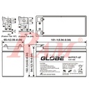 Sealed Lead Acid Battery 12V/7Ah GLOBE