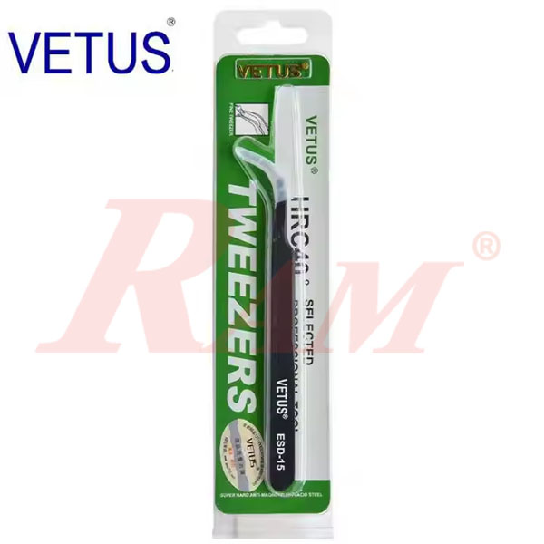 VETUS® Tweezer Angled ESD-15 (SKU#DY030307)
