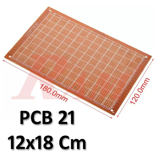PCB 12x18 cm2 Dots Holes (SKU#PCB21)