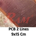 PCB 15x9 cm2 Dots Lines Connected (SKU#PCB2II.LINES) شرائح