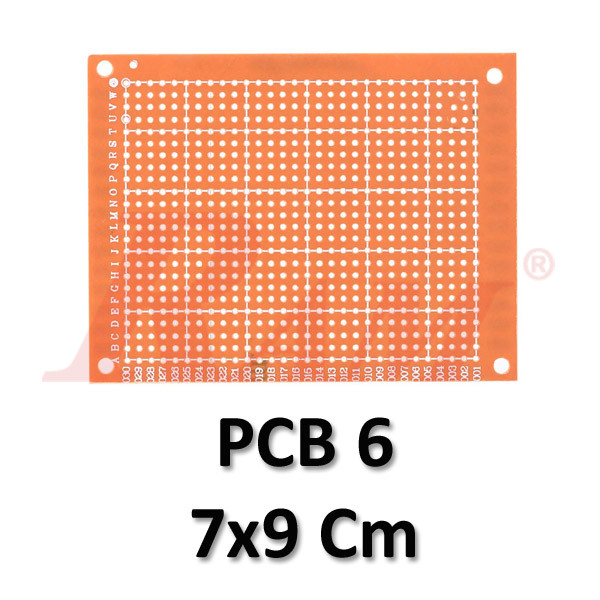 PCB 9x7 cm2 Dots Holes (SKU#PCB6)
