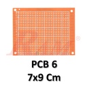 PCB 9x7 cm2 Dots Holes (SKU#PCB6)