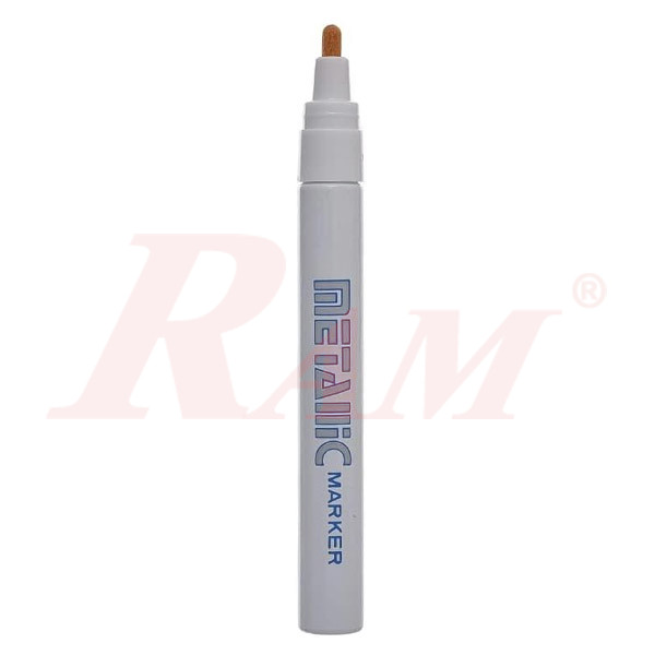 Permanent Metallic Marker Medium Point Writes On Any Surface - White