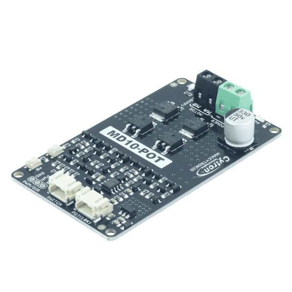 MD10-POT Cytron 10Amp 7V-30V Potentiometer & Switch Control DC Motor Driver (1 Channel)