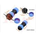 KF17-5pin IP68 Waterproof Dustproof Connector