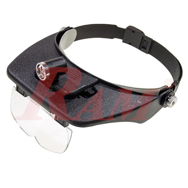 Portable Light Head Magnifying Glass