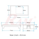 LCD Panel Digital Voltmeter Ammeter Wattmeter DC 0-50V 5A 250W