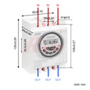 TM619-380Vac 3-Phase Timer Switch 30A/380Vac