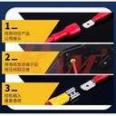 MDD5.5-250 Insulated 6.3mm Male Blade Electrical Crimp Terminal Connector