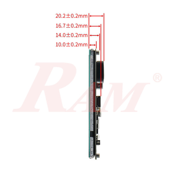 LCD HDMI 10 inch 1024x600 Touch Screen With Audio Speakers