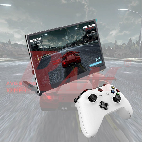 LCD HDMI 10 inch 1024x600 Touch Screen With Audio Speakers