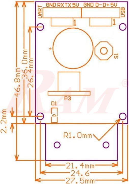 GM65 QR & Barcode Scanner Reader Module